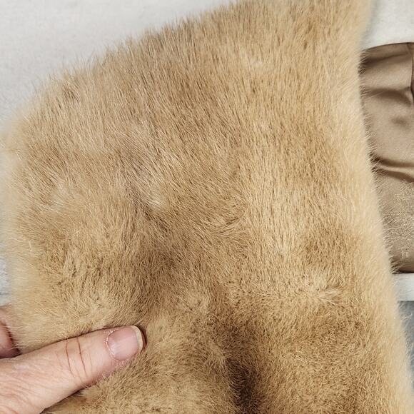 Authentic Mink Collar Unbranded With Snaps Beautiful Condition - Picture 3 of 12